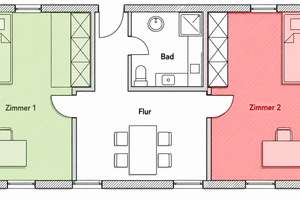 WG-Zimmer, möbliert, geteilte Einbauküche und Badezimmer – Josef-Priller-Straße 25, 86159 Universitätsviertel, Augsburg – Vorschaubild 9