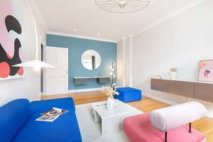 Hufelandstraße: 2-Zimmer Altbau zzgl. Wohnküche, Balkon, Fernwärme & Effizienz B, maßgefertigte EBK – Hufelandstraße 23, 10407 Prenzlauer Berg, Berlin – Vorschaubild 2
