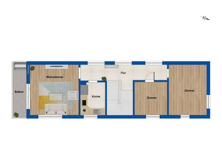 Grundriss Obergeschoss