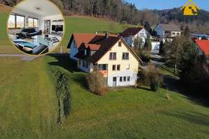 Wohnen, wo die Natur beginnt – Einfamilienhaus mit separatem Gewerbekomplex – Die vollständige Adresse der Immobilie erhältst du vom Anbieter., 74426 Bühlerzell – Vorschaubild 1