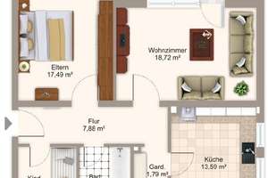 Ruhige 3 Zimmer Wohnung in Dachau (von privat) – Die vollständige Adresse der Immobilie erhältst du vom Anbieter., 85221 Dachau – Vorschaubild 8