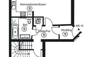 Sanierter Altbau mit Fußbodenheizung und Parkett!  – Sonnenstraße 83, 9130 Sonnenberg, Chemnitz – Vorschaubild 10