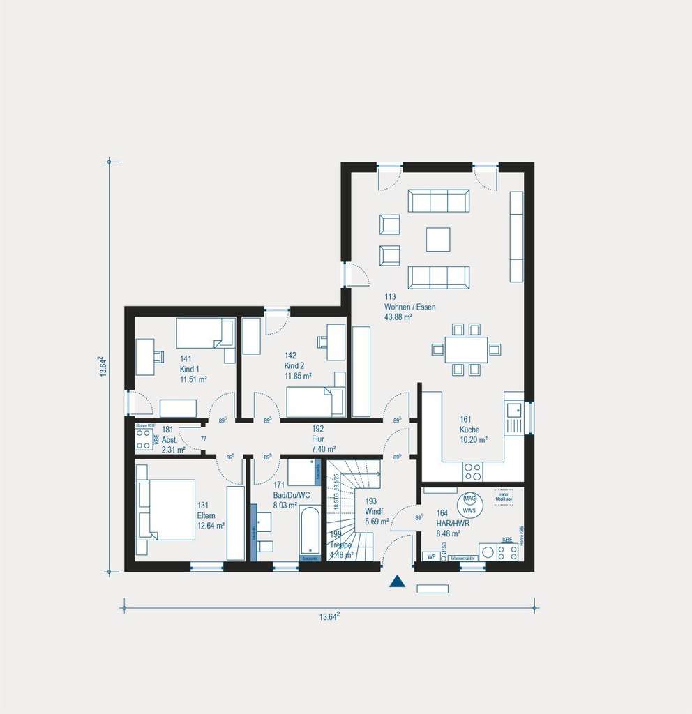 Immobilie in Muggensturm - Mehrgenerationenhaus Generation 1 - Flexibles Wohnen trifft modernes Design - Bild 1