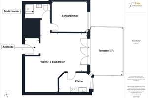 Gepflegte 2-Zimmer-Erdgeschosswohnung mit Süd-West-Terrasse in Mannheim-Käfertal – 68309 Käfertal, Mannheim – Vorschaubild 15