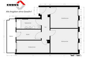 Aufwendig sanierte 3-Zimmer-Erdgeschosswohnung mit Balkon auf dem Kaßberg – Schiersandstr. 16, 9116 Altendorf, Chemnitz – Vorschaubild 4