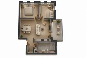 Neubau-Erstbezug in Pankow - moderne 3-Zimmer-Wohnung mit Balkon – Parkstraße 40, 13187 Pankow (Ortsteil), Berlin – Vorschaubild 2