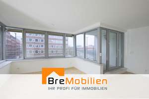 Gemütliche 2/2,5-Zimmer-Wohnung mit Loggia + Weserblick + Fahrstuhl. Wohnen an der Schlachte!