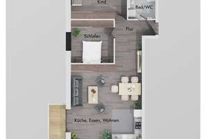 ***Sonnige Lage***3 Zimmer Wohnung ***Ohne Maklerprovision!*** – Die vollständige Adresse der Immobilie erhältst du vom Anbieter., 71691 Freiberg am Neckar – Vorschaubild 4