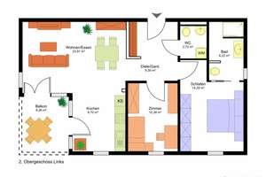 Barrierearme, moderne Etagenwohnung mit Balkon am Meierteich – Am Bruche 1, 33613 Schildesche, Bielefeld – Vorschaubild 20