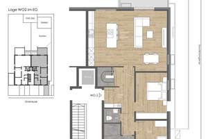 Reserviert !! WHG 02: Neubauwohnung im Erdgeschoss rechts mit großen Garten (ca. 165qm) und Terrasse – Fährstr. 22, 51371 Hitdorf, Leverkusen – Vorschaubild 3