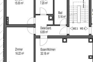 Top-Lage: 3-Zimmer-Wohnung mit Option auf 2 Wohnungen – 68165 Schwetzingerstadt/Oststadt, Mannheim – Vorschaubild 10