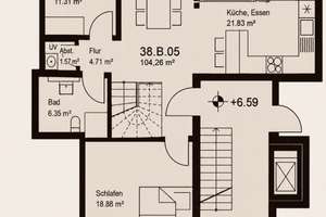 Anfrage-STOPP !!!  3 - Zimmer--Wohnung im Grünen / Hubland Elferweg – Die vollständige Adresse der Immobilie erhältst du vom Anbieter., 97074 Frauenland, Würzburg – Vorschaubild 8