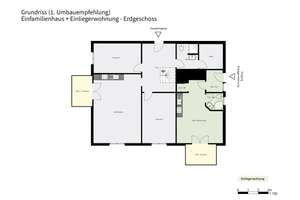 Bezugsfreies Einfamilienhaus mit aktuell 4 Wohneinheiten und großem Garten – Die vollständige Adresse der Immobilie erhältst du vom Anbieter., 16547 Birkenwerder – Vorschaubild 12