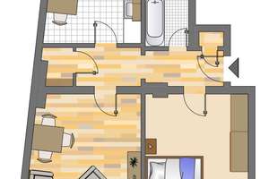 2-Zimmer-Wohnung in Essen Frohnhausen – Berliner Straße 165, 45144 Frohnhausen, Essen – Vorschaubild 8