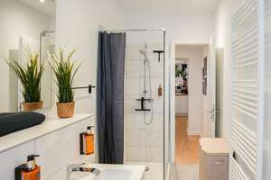 Schicke 2-Zimmer-Wohnung mit hochwertiger Einbauküche | Balkon | Parkett | Fußbodenheizung – Geißlerstraße 11, 4315 Volkmarsdorf, Leipzig – Vorschaubild 8