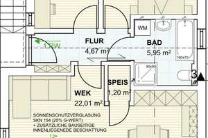 Neubau ZFH 3-Zi. ETW im 1. OG mit großem Südbalkon - PROVISIONSFREI von PRIVAT – Die vollständige Adresse der Immobilie erhältst du vom Anbieter., 85614 Kirchseeon – Vorschaubild 3