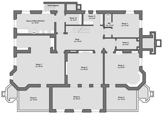 Grundriss Untergeschoss