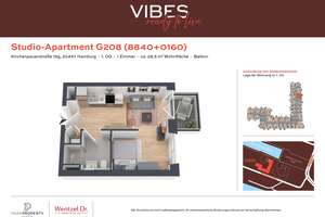 Premium-Wohnung mit Balkon und exklusiver Möblierung – Wentzel Dr. – Kirchenpauerstraße 15g, 20457 HafenCity, Hamburg – Vorschaubild 12
