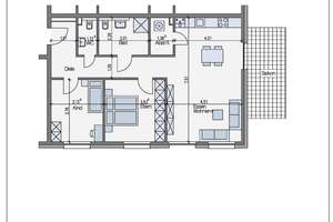 Exklusive Neubauwohnung Nähe Südpark – Zollstr. 123, 44869 Höntrop, Bochum – Vorschaubild 2
