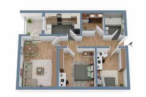 Einziehen und wohlfühlen: Sanierte 3-Zimmer-Wohnung mit Balkon! – Die vollständige Adresse der Immobilie erhältst du vom Anbieter., 38440 Laagberg, Wolfsburg – Vorschaubild 16