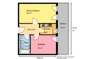 Stilvolle 2-Zimmer-Wohnung plus Küche - Hackerbrücke in Schwanthalerhöhe – Max-Friedlaender-Bogen 11, 80339 Westend, München – Vorschaubild 12
