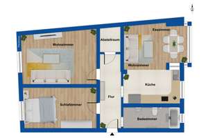 Modern wohnen in Münster: Stilvolle 3-Zimmer-Wohnung in Toplage – Die vollständige Adresse der Immobilie erhältst du vom Anbieter., 48145 Mauritz-West, Münster – Vorschaubild 10
