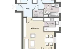 3-Zimmer-Wohnung mit Parkblick, Balkon und Tiefgaragenstellplatz in Leipzig-Nord – Die vollständige Adresse der Immobilie erhältst du vom Anbieter., 4129 Eutritzsch, Leipzig – Vorschaubild 9