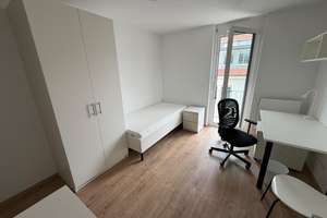 Erstbezug: Charmante 1-Zimmer-Wohnung im 2. OG mit Balkon in Erlangen-Süd – Anton-Bruckner-Str. 1, 91052 Röthelheim, Erlangen – Vorschaubild 1