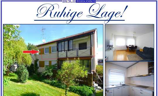 * Modernisierte 3-Zimmer-Wohnung mit Balkon und Garage *