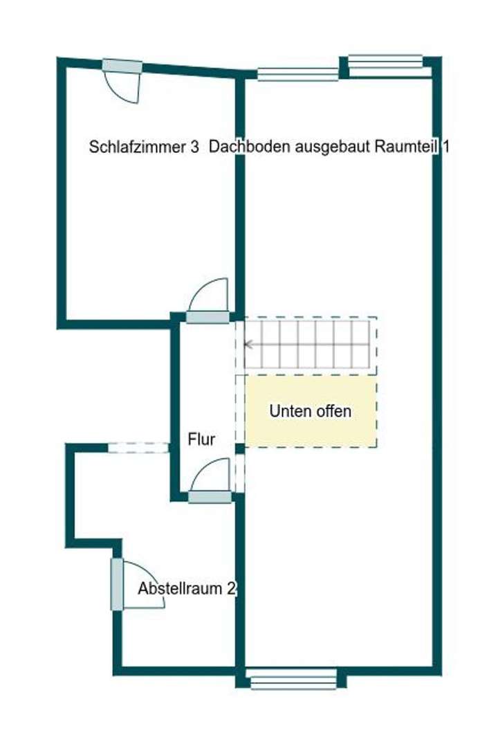 Grundriss Skizze 1.OG