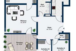 STYLISCHE PENTHOUSE-WOHNUNG MIT DEM BESONDEREN FLAIR – Die vollständige Adresse der Immobilie erhältst du vom Anbieter., 38444 Westhagen, Wolfsburg – Vorschaubild 10