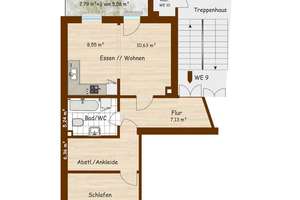 CHARMANTE 2-RAUM-WOHNUNG-BALKON .. langjährig vermietet – Leonhardtstraße 18, 9112 Kaßberg, Chemnitz – Vorschaubild 11