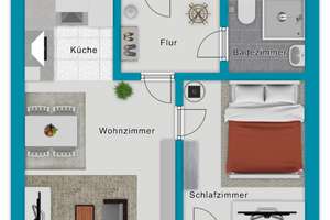 Gepflegte 2-Zimmer-Wohnung in Frankfurt/Main (Nordend-West) zu vermieten! – 60435 Nordend-West, Frankfurt am Main – Vorschaubild 15