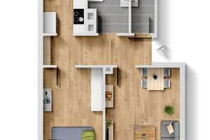 HEGERICH: Attraktive 2-Zimmer-Wohnung mit Dachgeschoss-Charme für Singles, Paare oder Kapitalanleger – Die vollständige Adresse der Immobilie erhältst du vom Anbieter., 90441 Schweinau, Nürnberg – Vorschaubild 8
