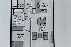     Helle 2-Zimmer-Wohnung in Hirschgarten – frei ab 01.09 – Eisnergutbogen 54, 80639 Nymphenburg, München – Vorschaubild 1
