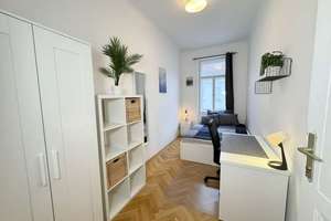 Sanierte 6-Zimmer-Altbauwohnung mit Fischgrät-Parkett — WG-geeignet in Schleußig – Die vollständige Adresse der Immobilie erhältst du vom Anbieter., 4229 Schleußig, Leipzig – Vorschaubild 2