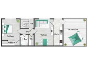 ...ZWEI WOHNUNGEN, EIN HAUS – AUFGETEILT, RENOVIERT, SOFORT BEZUGSFREI... – 48165 Berg Fidel, Münster – Vorschaubild 42