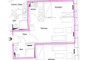 Servicewohnen in Seniorenresidenz! schöne 1,5-Zimmerwohnung mit Duschbad, EBK mgl.  und Fahrstuhl – Arnold-Bernhardt-Straße 33, 18057 Kröpeliner-Tor-Vorstadt, Rostock – Vorschaubild 2