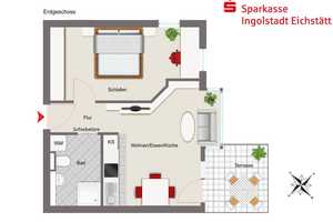 Tolle Investition - Wohnen 55+ mit Service im Märzenbecherpark – Ingolstadt – Vorschaubild 7