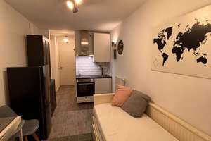 Reserviert! Möblierte, schöne 1-Zimmer-Wohnung mit EBK und Balkon in Milbertshofen, München – Hanselmannstraße 13, 80809 Am Riesenfeld, München – Vorschaubild 3