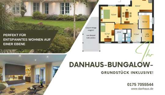Bild von Exklusiver Bungalow mit Bauland – Wohnkomfort auf einer Ebene!