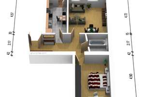 Wohnen mit Charakter: 2-Zimmer-Wohnung in der Südvorstadt – Arndtstr. 43, 4275 Südvorstadt, Leipzig – Vorschaubild 2