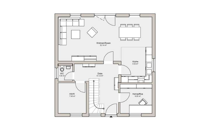 Grundriss Erdgeschoss