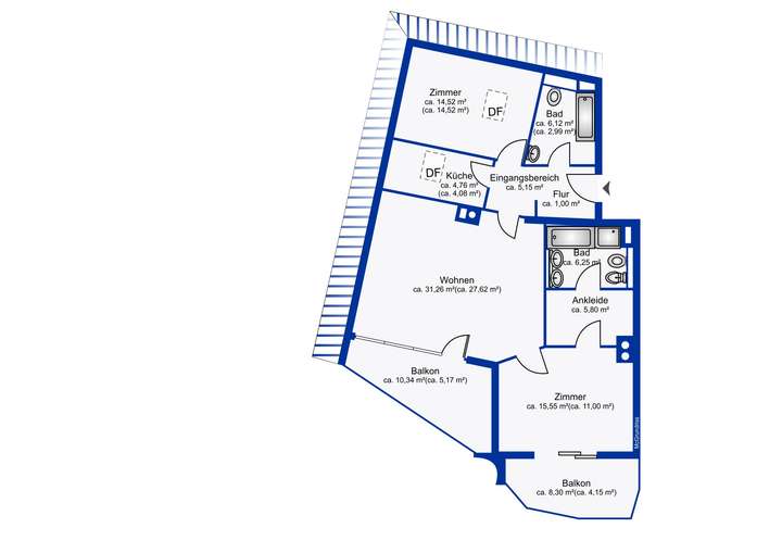 Grundriss Obergeschoss