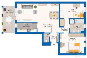 "Perfekte Raumaufteilung"
Freigestellte 3 Zimmerwohnung in beliebter Lage vom Europaviertel – Die vollständige Adresse der Immobilie erhältst du vom Anbieter., 65197 Rheingauviertel / Hollerborn, Wiesbaden – Vorschaubild 10