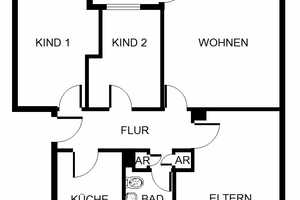 Familienfreundlichen 4-Zimmer-Wohnung in ruhiger Lage – Leithestr. 120, 45886 Gelsenkirchen – Vorschaubild 7
