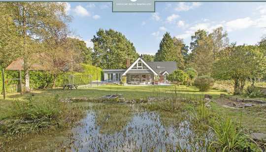 Bild von Warteliste!   Wohnidyll m. Naturteich , Pool und Sauna zwischen Wttmoor und Tangstedter Wald