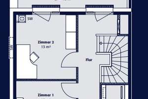 2021 SEMI-DETACHED HOUSE! 
with approx. 195m², garden, garage and more. Just 9 min. to Clay-Kaserne – Die vollständige Adresse der Immobilie erhältst du vom Anbieter., 65205 Nordenstadt, Wiesbaden – Vorschaubild 22