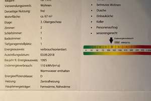 Gepflegte 2-Zimmer-Wohnung im Betreuten Wohnen am Stadtpark in Leonberg  – Die vollständige Adresse der Immobilie erhältst du vom Anbieter., 71229 Leonberg – Vorschaubild 3