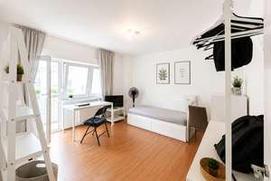 WG-geeignete 2-Zimmer-Wohnung mit Balkon |Möbliert & All-Inclusive-Miete – Die vollständige Adresse der Immobilie erhältst du vom Anbieter., 68169 Neckarstadt-West, Mannheim – Vorschaubild 3